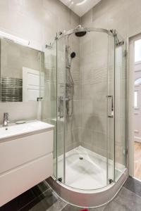 Koupelna v ubytování Quiet nest in the bustling centre of Budapest