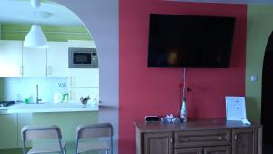 Kuchyňa alebo kuchynka v ubytovaní Apartament Raz Dwa Trzy
