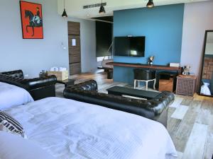 Μια τηλεόραση ή/και κέντρο ψυχαγωγίας στο 沐日海邊民宿