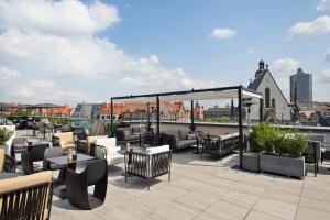 Posezení v ubytování INNSiDE by Meliá Leipzig