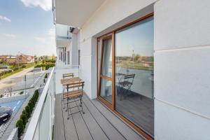 Balkón alebo terasa v ubytovaní Apartamenty Sun & Snow Seaside Grzybowo