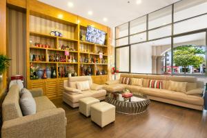 Posezení v ubytování Kim Minh Apartment & Hotel