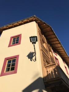The building in which a panziókat is located