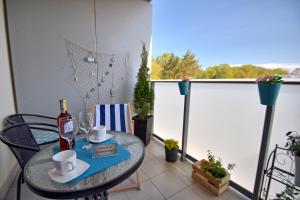 Balkón alebo terasa v ubytovaní Apartamenty Onyx SeaView by Rent like home