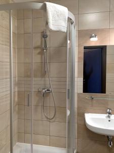 Łazienka w obiekcie Apartament Tit Aquarius Spa