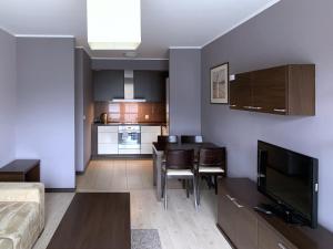 Kuchnia lub aneks kuchenny w obiekcie Apartament Tit Aquarius Spa