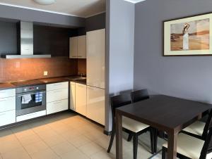 Kuchnia lub aneks kuchenny w obiekcie Apartament Tit Aquarius Spa