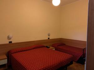 Postel nebo postele na pokoji v ubytování Hotel Flamingo