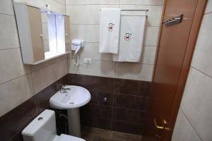 Koupelna v ubytování Vila Korani