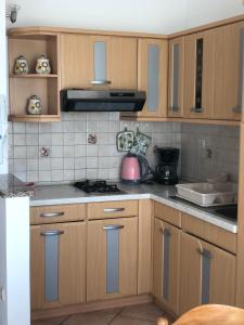 Kuchyň nebo kuchyňský kout v ubytování Apartments Bodi