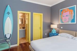 Postel nebo postele na pokoji v ubytování Ziggy Blues