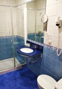 A bathroom at Hotel Iberia Plaza Mayor