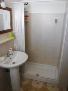 Koupelna v ubytování B&B Il Cedro