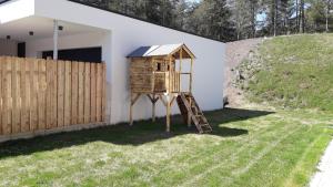 Ogród w obiekcie Ferienhaus Sennerhäusl