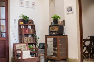 Knihovna v bed and breakfast