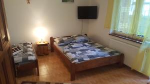 Postel nebo postele na pokoji v ubytování Kwatery prywatne Monika i Artur Lamczyk
