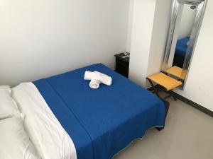 Postel nebo postele na pokoji v ubytování Alojamiento View Jhony Cay