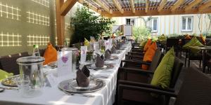 Restaurace v ubytování Boutique Hotel & Bio Wirtshaus Schwarzer Bock