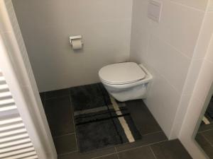 Koupelna v ubytování Ferienwohnung am Hauptbahnhof