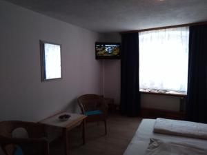 TV a/nebo společenská místnost v ubytování Gasthaus Sonne