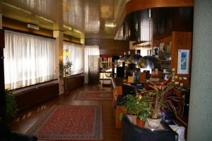 Kuchyň nebo kuchyňský kout v ubytování Hotel Salieri