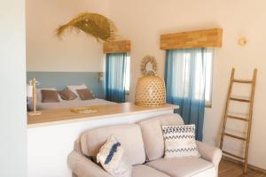 Katil atau katil-katil dalam bilik di Le Chalet du Papa