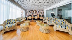 A seating area at Bull Astoria