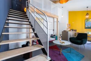 Posezení v ubytování L'Abeille - Boutique Apartments