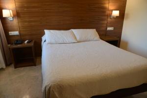Postel nebo postele na pokoji v ubytování Hotel Escudero