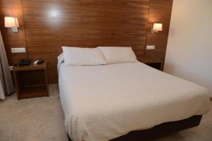 Postel nebo postele na pokoji v ubytování Hotel Escudero