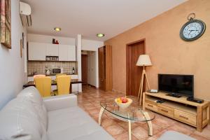 Una televisión o centro de entretenimiento en Apartments Ivanović