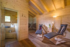 Fitness centrum a/nebo fitness zařízení v ubytování Urlaub am Bauernhof Windhaghof