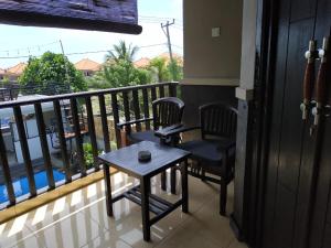 Ein Balkon oder eine Terrasse in der Unterkunft Villa di Amed