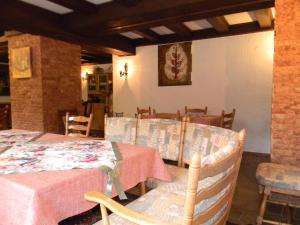 Χώρος καθιστικού στο Gastehaus am Calmont