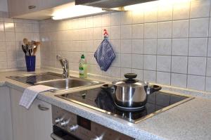 A kitchen or kitchenette at Ferienwohnungen Budererhof