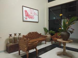 B&S Orchids suites hotel的休息区