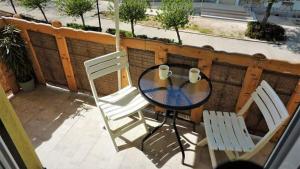 Balkón nebo terasa v ubytování Apartment Megy with balcony in city center