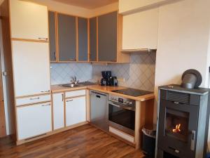 Kuchyňa alebo kuchynka v ubytovaní Ferienwohnung Schiestl