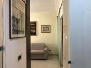 A seating area at Visconti apartment.