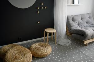 Posedenie v ubytovaní APARTAMENT TARASY GDYNI z OGRÓDKIEM