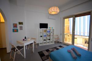 Un televizor și/sau centru de divertisment la Casa Maja