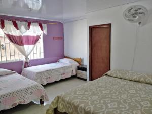 Katil atau katil-katil dalam bilik di Posada Sorybego