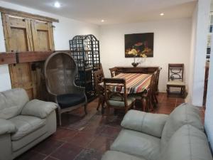 Predel za sedenje v nastanitvi Hostal Centro de Coyoacan