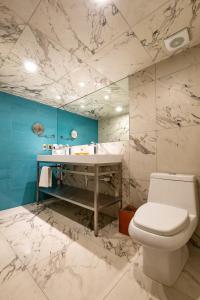Ett badrum på Hotel Clé Reforma Insurgentes