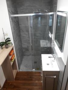 Koupelna v ubytování B&B La Cabane Insolite