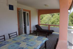 Balkón alebo terasa v ubytovaní Apartment IJ 3stars 4-6 persons