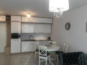 Kuchyňa alebo kuchynka v ubytovaní AMD Apartamenty Bliżej Morza