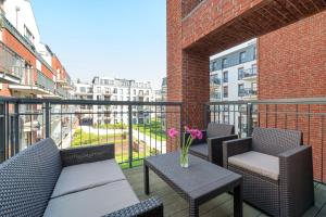 Balkon lub taras w obiekcie Blue Mandarin Marina