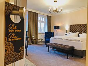 Postel nebo postele na pokoji v ubytování meergut HOTELS