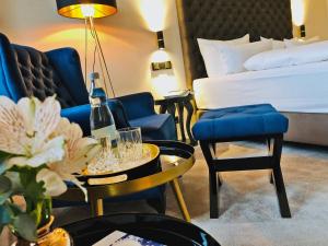 Postel nebo postele na pokoji v ubytování meergut HOTELS